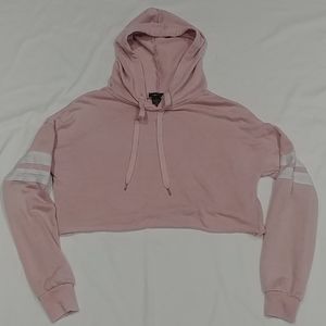 Rue21 blush pink cropped hoodie Lightweight crop sweatshirt athletic Medium